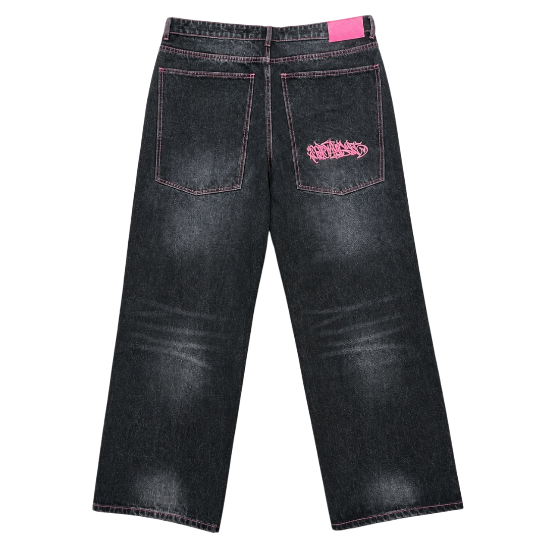DEEP POCKET PINK TAB BAGGY (ZAP ZARAP)