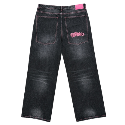 DEEP POCKET PINK TAB BAGGY (ZAP ZARAP)