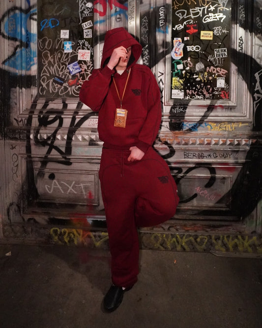 OGC Tracksuit Hoodie with mask Red