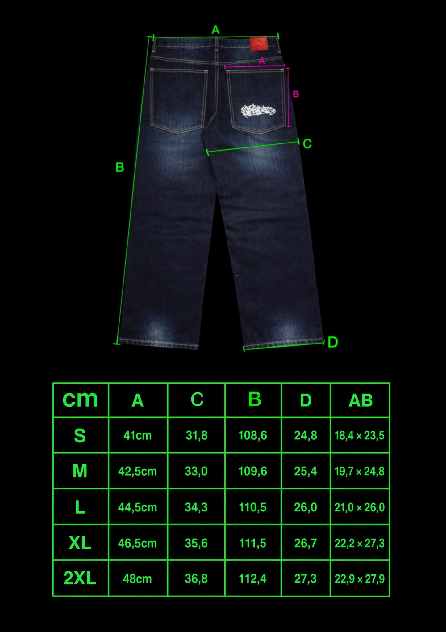 DEEP POCKET ZAP ZARAP BAGGY (RED TABS)