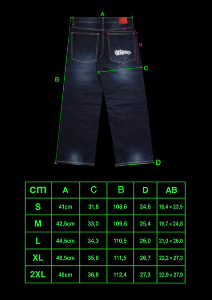 DEEP POCKET ZAP ZARAP BAGGY (RED TABS)