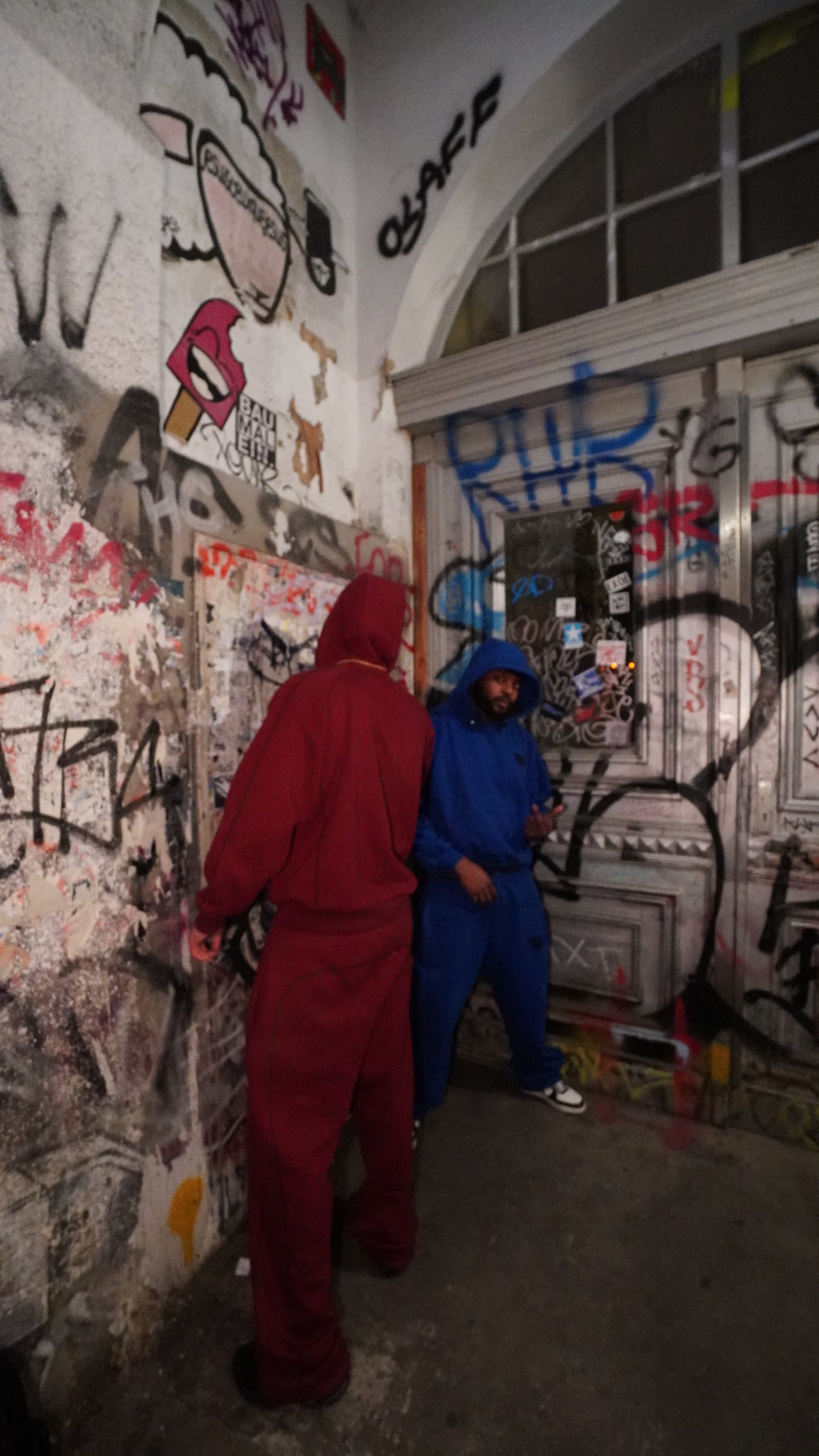 OGC Tracksuit Hoodie with mask Red